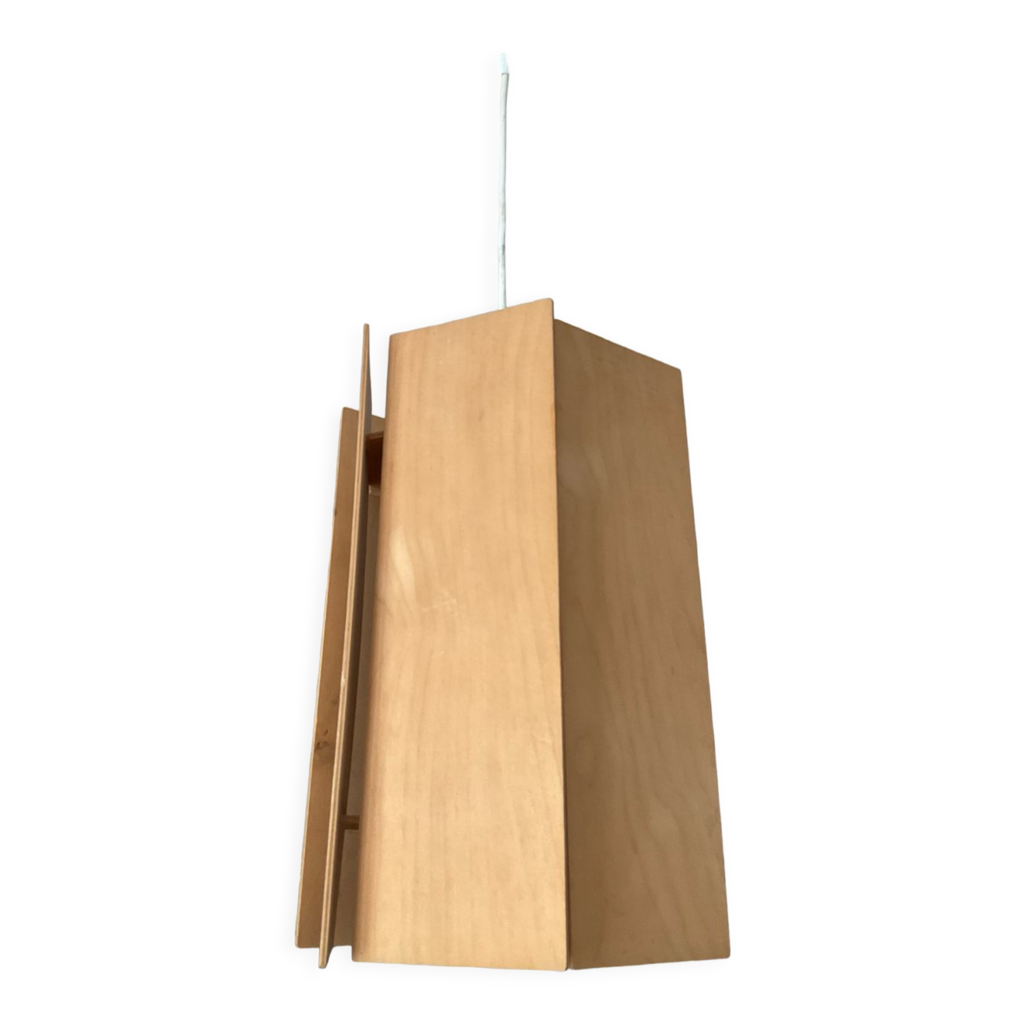 Scandinavian wooden pendant lamp