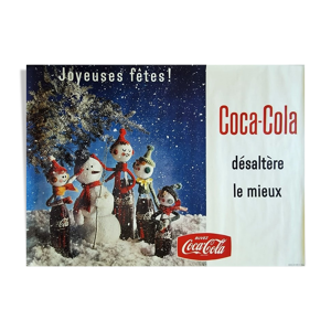 Affiche coca cola originale vintage
