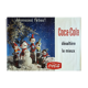 Affiche coca cola originale vintage 157x115 cm joyeuses fêtes