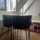 Table and 4 chairs Model "Fusion" by Sandra Kragnert (IKEA)