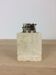 Briquet en travertin, cubique, années 80