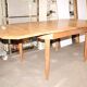 Table extensible pin massif
