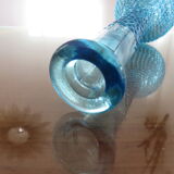 Bottle decanter Empoli Italy diamond tip glass 60 years 70