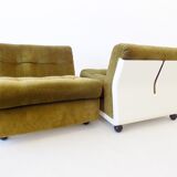 C&B Italia Amanta set of 2 lounge chairs by Mario Bellini 70s