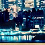 Photograph “Skyline at Night” New York City 1970