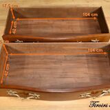 Cherrywood chest of drawers, stamped A.Mailfert – 1st part of the 20th century