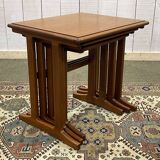 Set of 3 teak nesting tables from the 70s