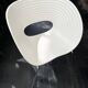 4 Tom Vac chairs designed by Ron Arad with a white round table of 110cm.