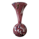 Speckled blown vase by Briot