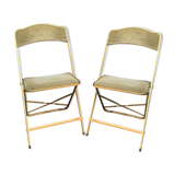 Pair of folding chairs from the 60s