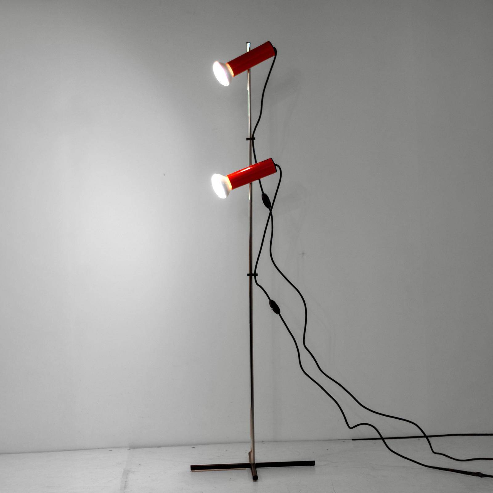 Metal Floor Lamp, Targetti Sankey, Italy 1970s