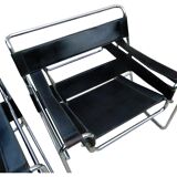 Armchair B3 Wassily by Marcel Breuer design 1960