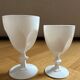 8 verres Cristal d’Arques blanc opaque
