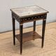 Table d'appoint style Louis XVI, marbre, début XXème, estampillée