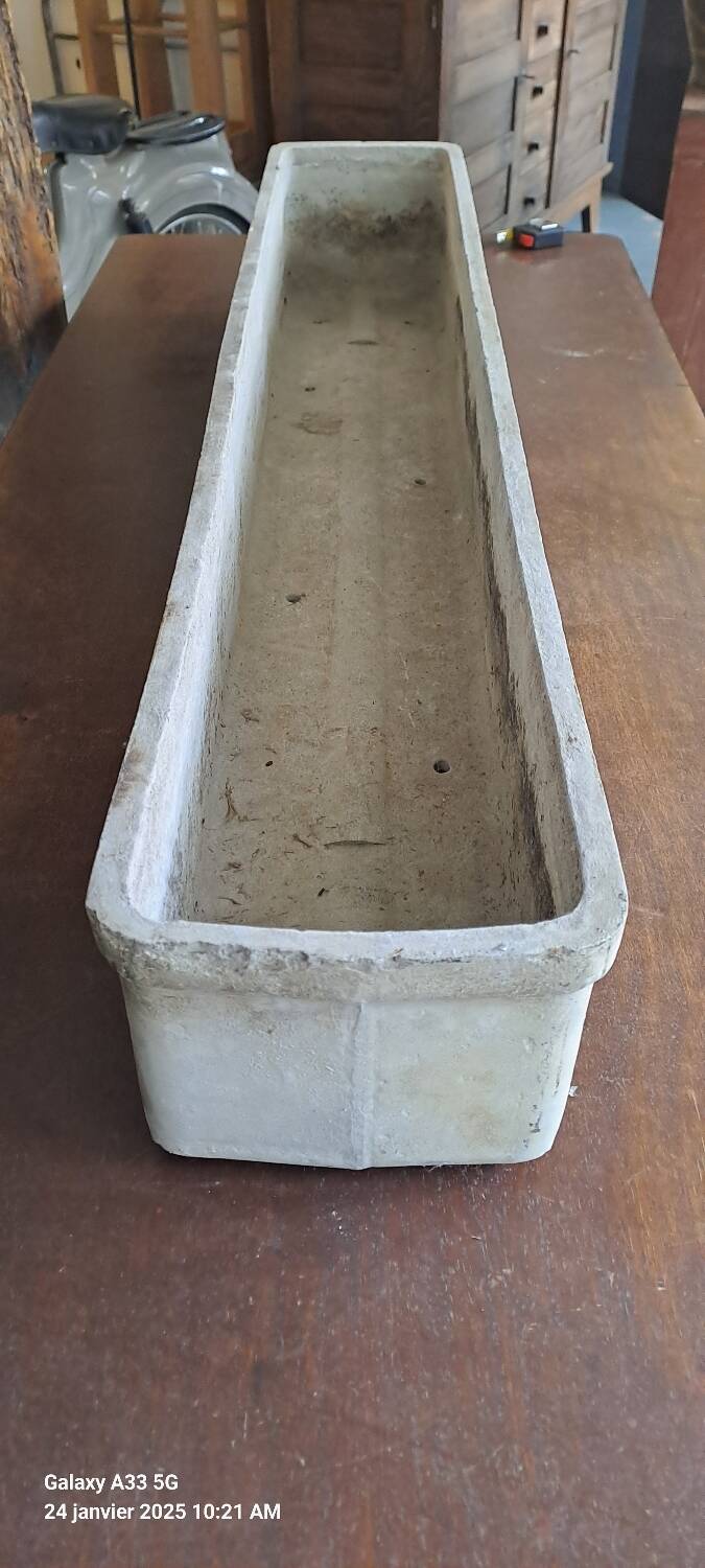 Large vintage modernist planter