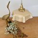 Vintage yellow opaline lampshade pendant light