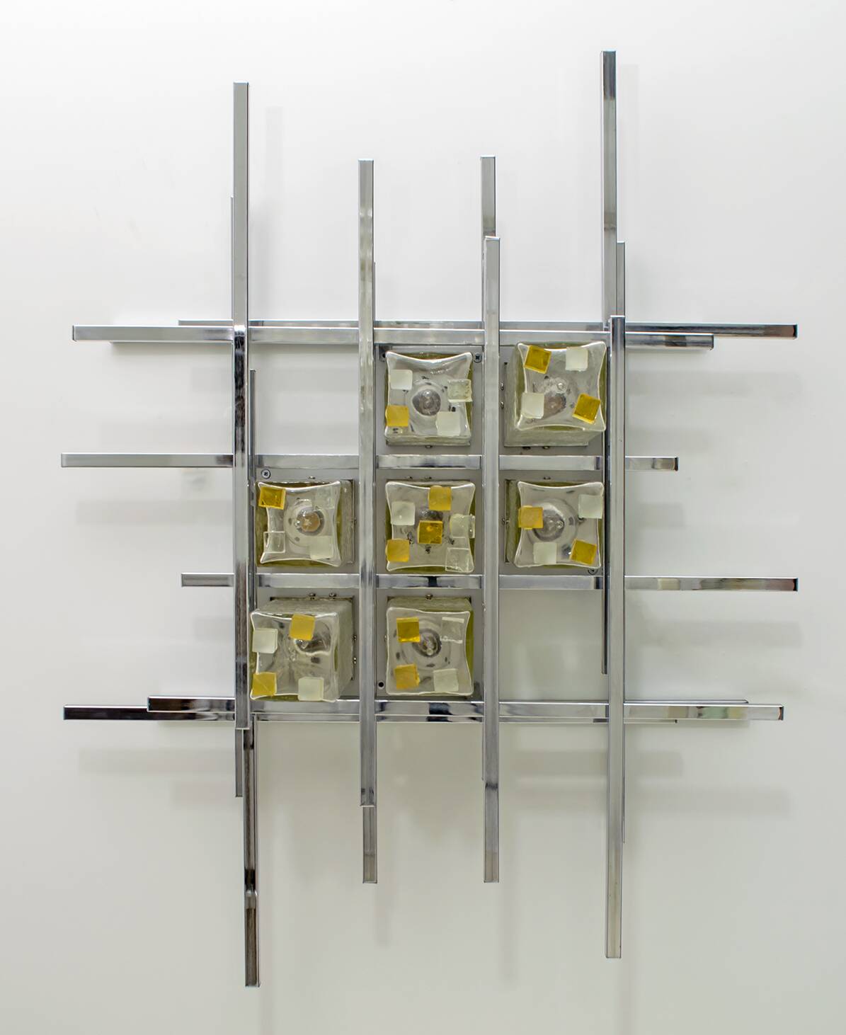 Albano Poli Mid-Century Modern Italian Single Sculture Sconce by Poliarte