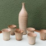 Stoneware service, pottery from Bois de Laud