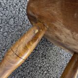 Wooden tripod stool