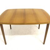 Scandinavian walnut dining table, Sweden, 1960