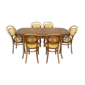 Table et 6 chaises Michael Thonet No.11
