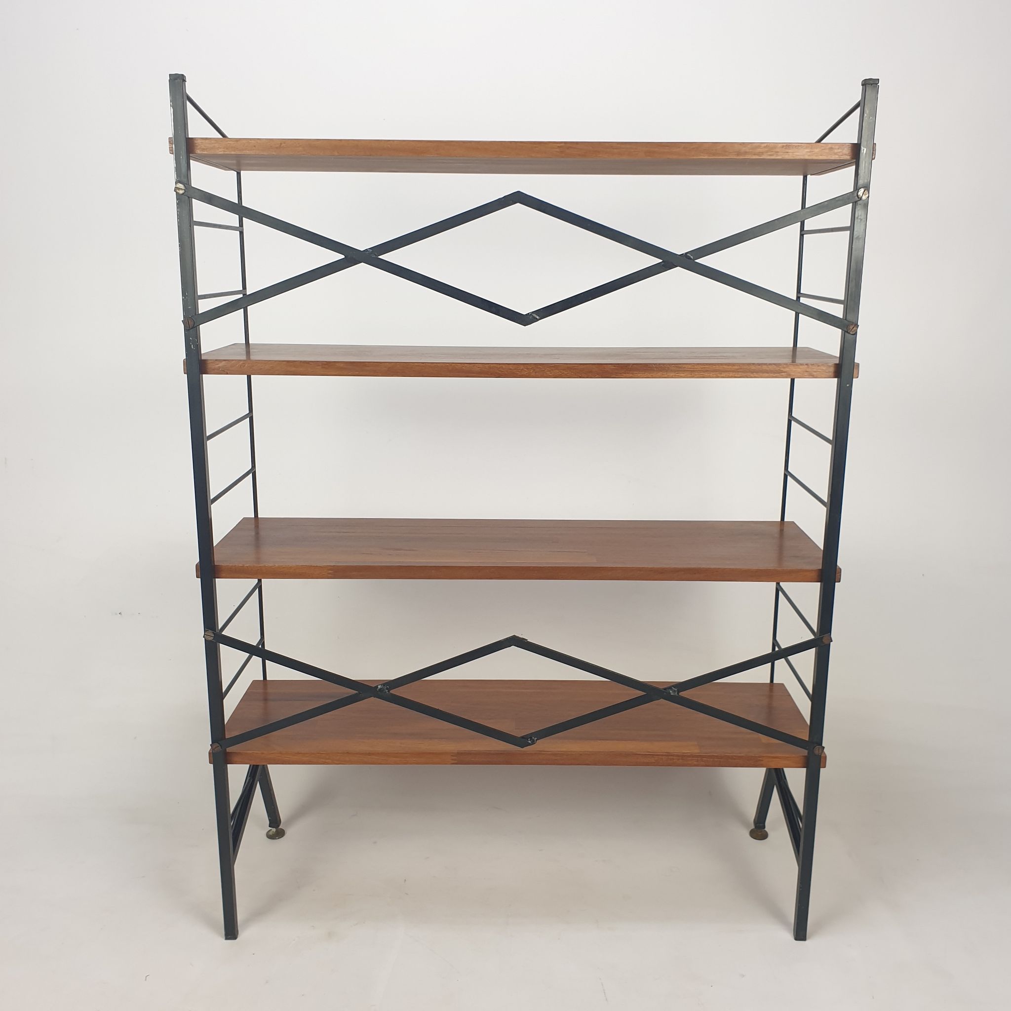 Italian Free Standing Shelving Unit, 1950's