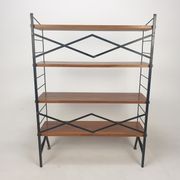 Italian Free Standing Shelving Unit, 1950's