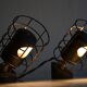 Paire de lampes vintage 50's de laboratoire bbt krauss
