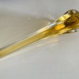 Vintage ashtray, Murano Sommerso, with pestle and label, circa 1960s