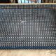Vintage top in perforated metal