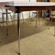 Ensemble table et chaises en formica Tublac 1970