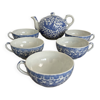 Ancient Japanese tea service Phoenix Decor – Early 20th century