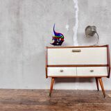 Mini sideboard TV cabinet end of Scandinavian vintage sofa