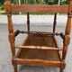 Solid wood service trolley on wheels