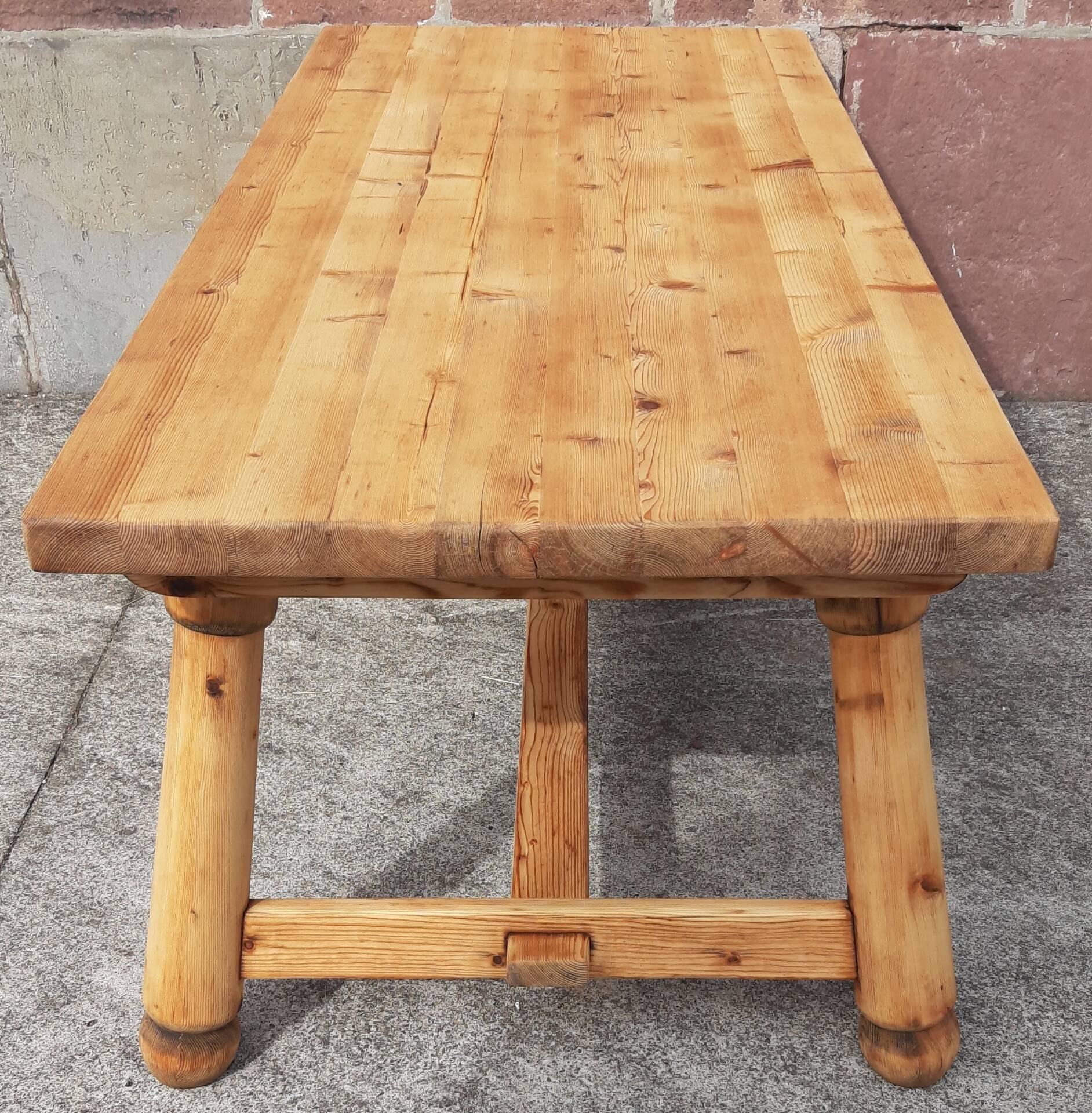 Brutalist table by Georges Robert (2 metres)