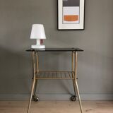 small glass-service table
