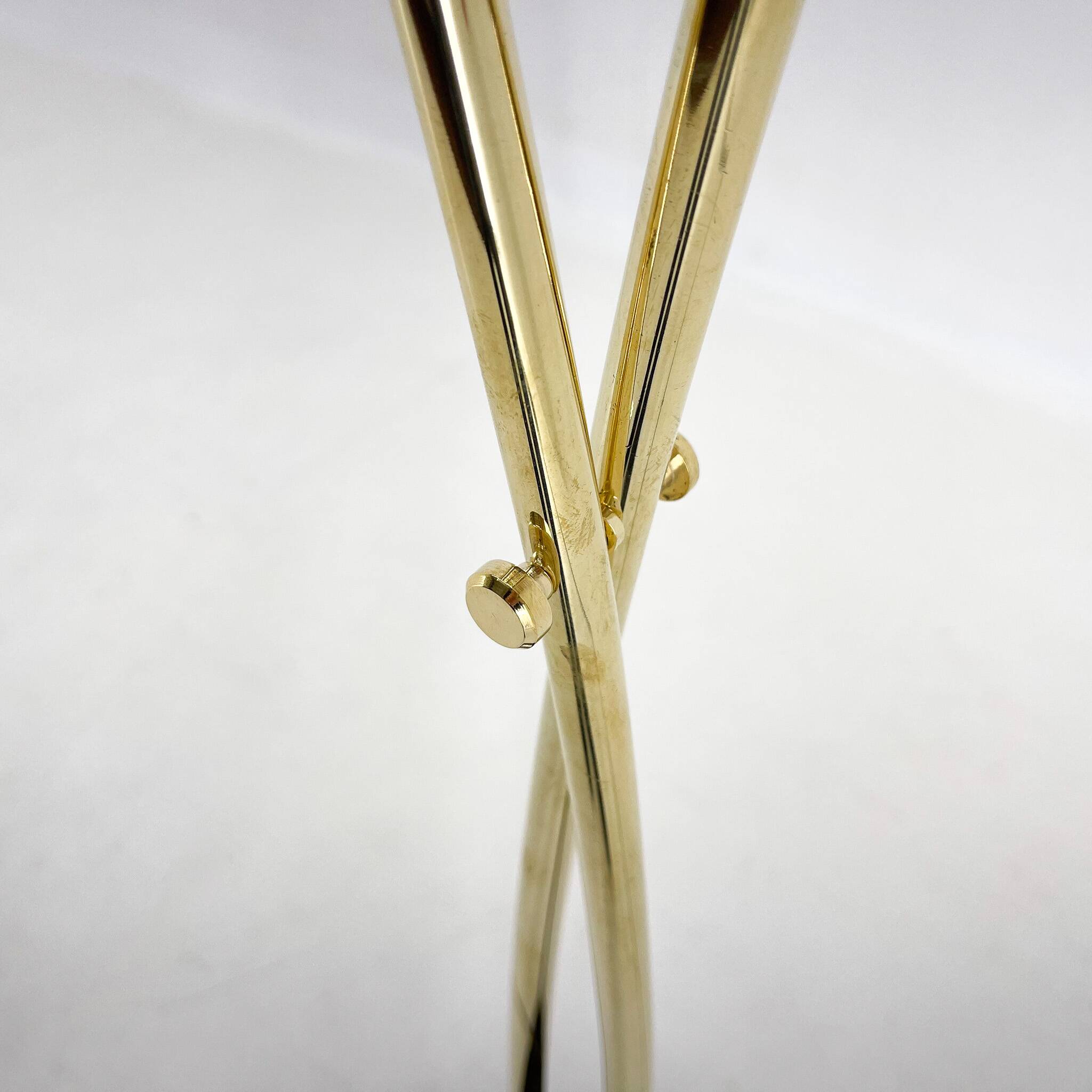 Mid-century Brass Floor Lamp by Napako, 1960s