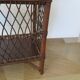 Bookcase - Bibus - 3 levels - woven rattan - bamboo - Vintage - 70s
