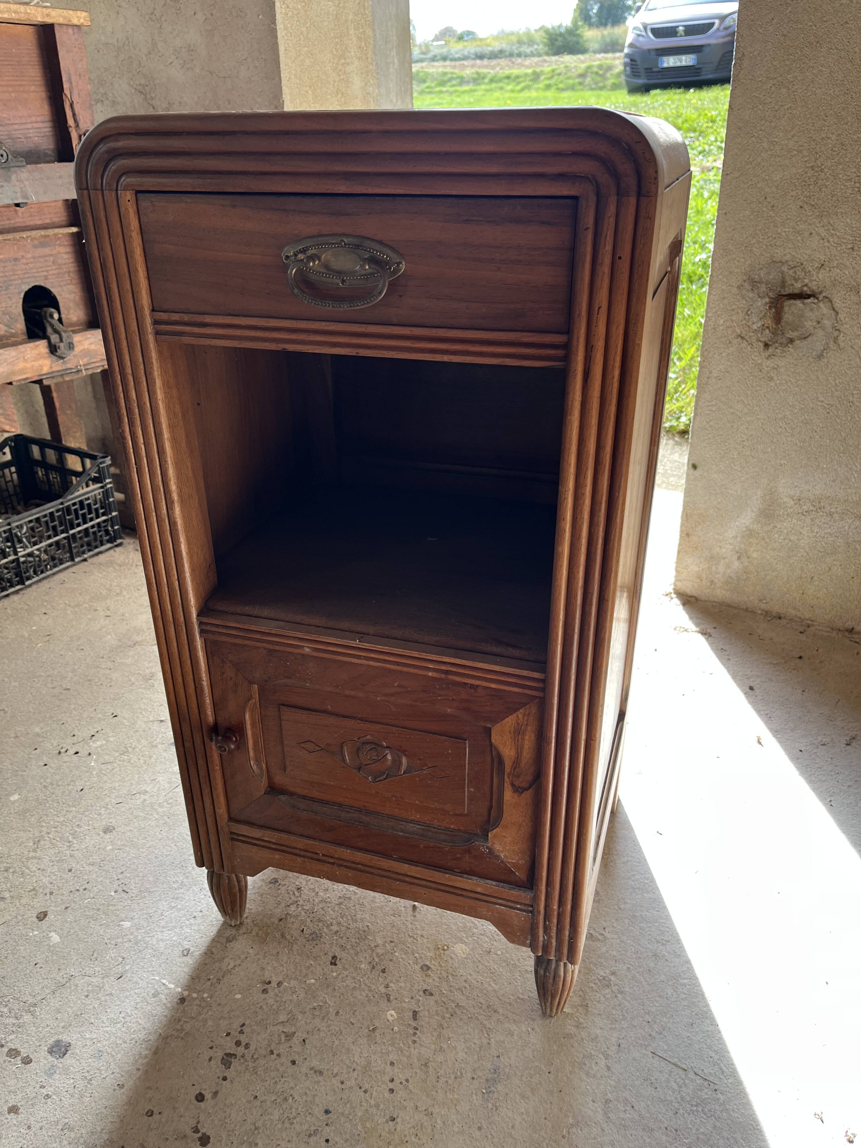 Art Deco bedside table
