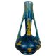 Art Nouveau vase from Pierrefonds in blue crystalline enamels.
