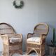 Wicker chair set