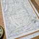 Bois de Boulogne, old map, printed in 1914.