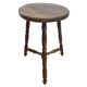 Tripod beech stool, feet turned with spacer