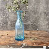Glass cyan vase