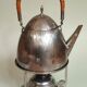 Silver plated EMF teapot and burner
