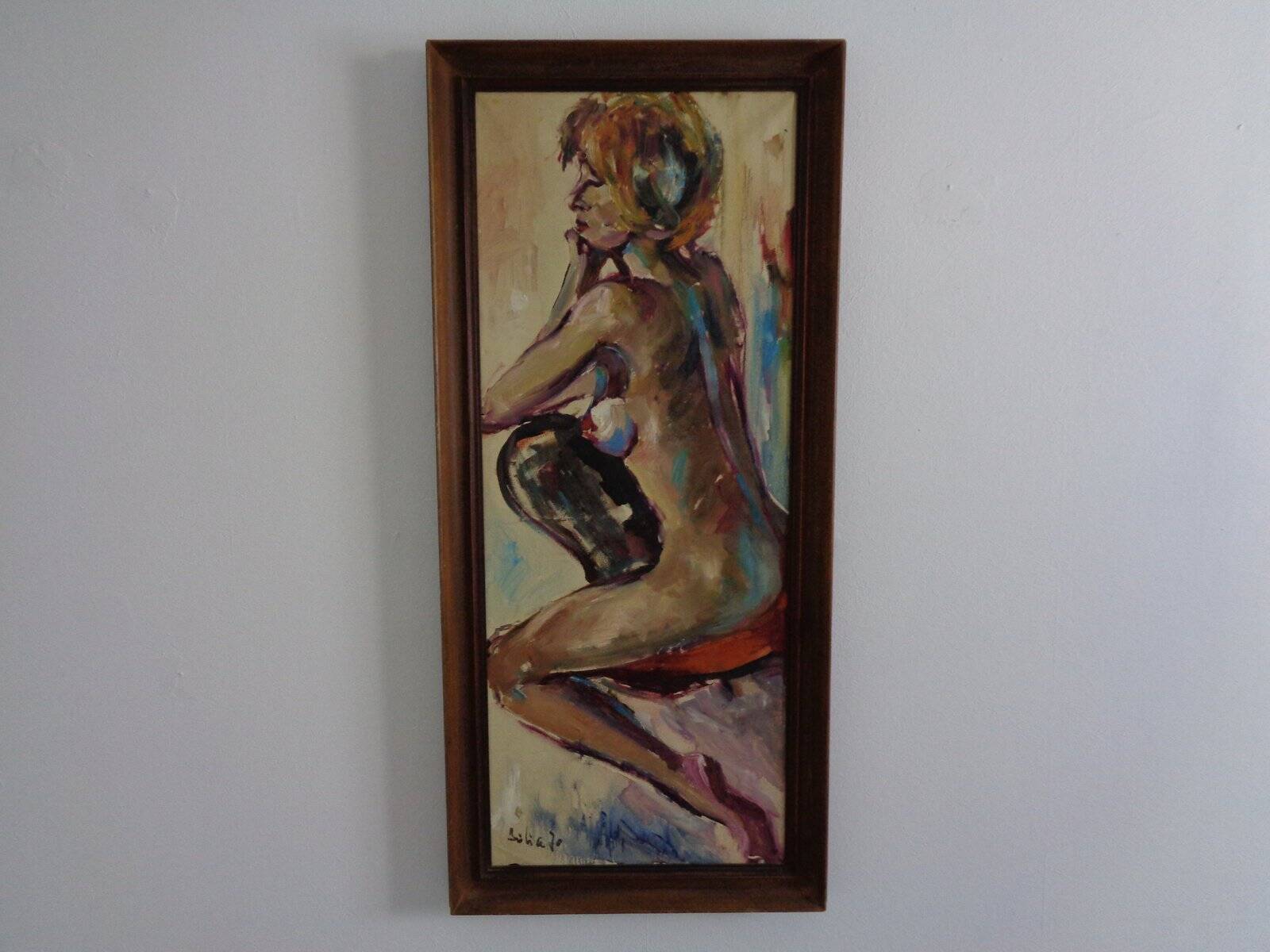 Oil on Canvas, 1970s, Framed