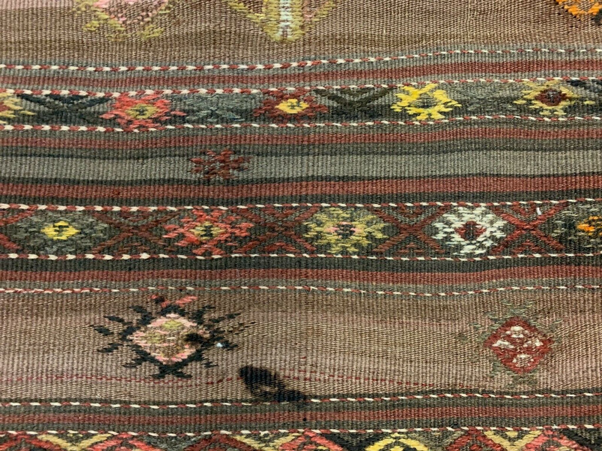Tapis kilim turc 256x156 cm laine