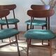 Set of 4 Scandinavian teak chairs – Model "Vagn" – 1960s
