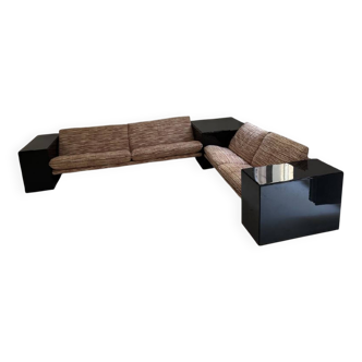 Canapé design vintage italien “Modello Alfiona Artlex” – années 70/80