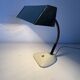 Vintage 1950s children's desk lamp, cream gold bedside table lamp - 23 cm